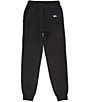 Color:Black - Image 2 - Big Boys 8-20 RVCA-Logo Fleece Jogger Pants