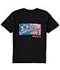 Color:Black - Image 1 - Rvca Big Boys 8-20 Short Sleeve Balance Box T-Shirt