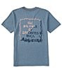 Color:Industrial Blue - Image 1 - Big Boys 8-20 Short Sleeve Sharp Split Graphic T-Shirt