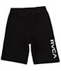Color:Black - Image 2 - Big Boys 8-20 VA 17#double; Outseam Sport Elastic Shorts