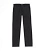 Color:Black - Image 1 - Big Boys 8-20 Weekday Stretch Straight Fit Pants
