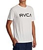 Color:Antique White - Image 3 - Big RVCA Short Sleeve Vintage-Dye T-Shirt