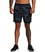 RVCA Camouflage Yogger Performance Stretch 17#double; Outseam Print Walk Shorts - Image 1