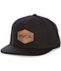 Color:Black - Image 1 - Commonwealth DLX Snap Back Trucker Hat