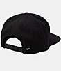 RVCA Commonwealth Snap Back Hat, Color:Black/White - Image 2