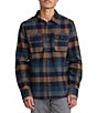 RVCA Dayshift Plaid Blanket Flannel Shirt - Image 1