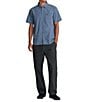 RVCA Dayshift Workwear Stripe Short Sleeve Woven Shirt - Image 3