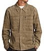 RVCA Long Sleeve Jacquard Plaid Corduroy Jacket, Color:Coyote - Image 1