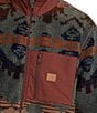 RVCA Long Sleeve Poly Engineered Jacquard Sherpa Jacket, Color:Multi - Image 6