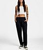 Color:Black - Image 3 - New Yume High Waisted Cropped Pants