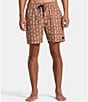 Color:Adobe - Image 1 - Perry Elastic Waist 17#double; Outseam Volley Shorts