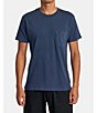 Color:Moody Blue - Image 1 - Short Sleeve Pigment Dyed Jersey T-Shirt