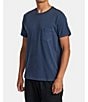 Color:Moody Blue - Image 3 - Short Sleeve Pigment Dyed Jersey T-Shirt