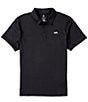 Color:Black - Image 1 - Short Sleeve Sport Vent Polo Shirt