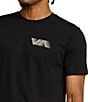 RVCA Short Sleeve VA Blur Fill T-Shirt, Color:Black - Image 4