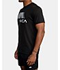 Color:Black - Image 3 - Short Sleeve VA RVCA Blur T-Shirt