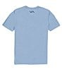 Color:Blue Track - Image 2 - Short Sleeve VA RVCA Blur T-Shirt