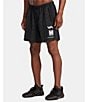 Color:RVCA Black Blur Stripe - Image 3 - Yogger Performance Stretch 17#double; Outseam Print Walk Shorts