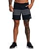 RVCA Yogger Performance Stretch 17#double; Outseam Print Walk Shorts - Image 1