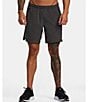 RVCA Yogger Performance Stretch 17#double; Outseam Solid Walk Shorts, Color:Slate - Image 1
