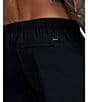 RVCA Yogger Performance Stretch 17#double; Outseam Solid Walk Shorts, Color:Black - Image 6