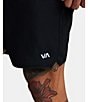 RVCA Yogger Performance Stretch 17#double; Outseam Solid Walk Shorts, Color:Black - Image 7