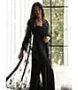 Color:Black - Image 3 - Darling Sweetheart Neck Crisscross Back Detailed Lace Slip Nightgown