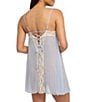 Color:Marian Blue - Image 2 - OR Chiffon Strappy Chemise
