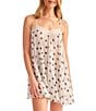 Rya Collection Or Polka Dot Chiffon Strappy Chemise - Image 1