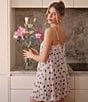 Rya Collection Or Polka Dot Chiffon Strappy Chemise - Image 4