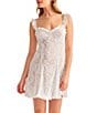 Rya Collection Pompadour Sleeveless Stretch Lace Chemise - Image 1