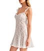 Rya Collection Pompadour Sleeveless Stretch Lace Chemise - Image 3