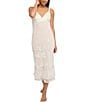 Color:Ivory - Image 1 - Saint-Tropez Sleeveless V-Neck Coordinating Tie-Back Gown