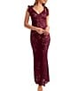 Rya Collection Stretch Lace Bow Amour Long Gown - Image 3