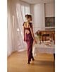 Rya Collection Stretch Lace Bow Amour Long Gown - Image 5