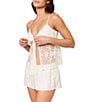 Rya Collection Tidal Sleeveless V-Neck Tie-Front Cami & Shorty Chiffon Bridal Set - Image 3