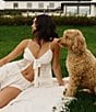 Rya Collection Tidal Sleeveless V-Neck Tie-Front Cami & Shorty Chiffon Bridal Set - Image 5