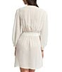 Color:Ivory - Image 2 - True Love Solid Chiffon Robe