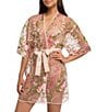 Color:Azalea Mix - Image 1 - Valencia Floral Embroidered Cover Up