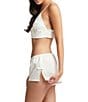 Rya Collection Shimmer Shimmer Charmeuse Bralette and Short Set - Image 3