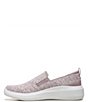 Color:Mauve Taupe - Image 5 - Ally Mesh Slip-On Zip Sneakers