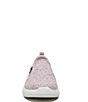 Color:Mauve Taupe - Image 6 - Ally Mesh Slip-On Zip Sneakers