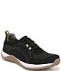 Color:Black - Image 1 - Echo Sky Knit Bungee Lace Slip-On Sneakers