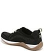 Color:Black - Image 4 - Echo Sky Knit Bungee Lace Slip-On Sneakers