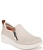 Color:French Beige - Image 1 - Luminous Washable Slip On Zip Sneakers