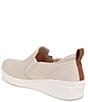 Color:French Beige - Image 4 - Luminous Washable Slip On Zip Sneakers