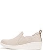 Color:French Beige - Image 5 - Luminous Washable Slip On Zip Sneakers
