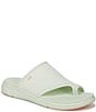 Color:Ambrosia Green - Image 1 - Margoslide Knit Toe Loop Sport Slide Sandals