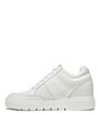Color:White - Image 5 - Victory Hidden Wedge Zip Sneakers