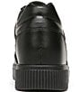 Color:Black/Black - Image 3 - Victory Hidden Wedge Zip Sneakers